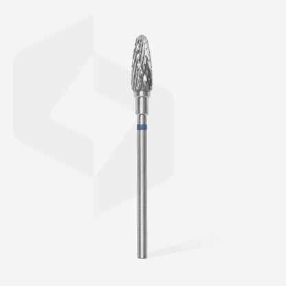 Fraise en Carbure - Grain Bleu Embout arrondi 0,5 x 1,3 cm