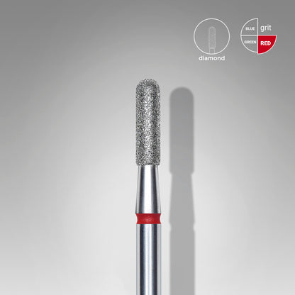 Fraise en diamant Tonneau Grain Rouge 0,23 x 0,8 cm